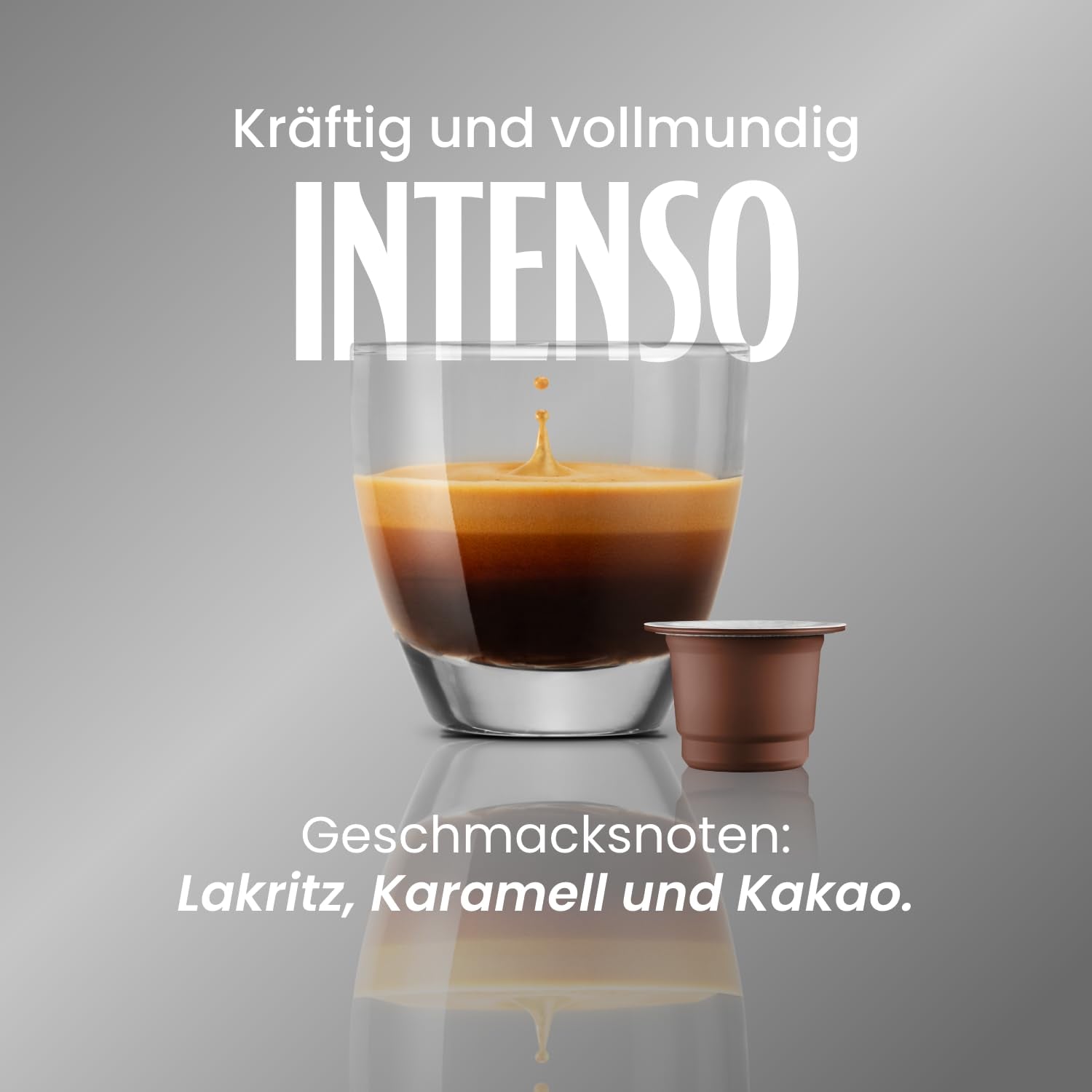 Caffè Vergnano 1882 - Èspresso Kompostierbare Kaffeekapseln , kompatibel med Nespresso, Intenso (Intenso) - Packung Enthälts 100 Kapseln