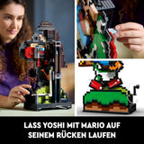 LEGO Super Mario World: Mario & Yoshi Nintendo samleobjektsæt, pixelfigurer, modelbyggeri og skærm, boligdekoration og samleobjekter, modelsæt og gave til voksne fans 71438 byggesæt Besuche den LEGO-Store