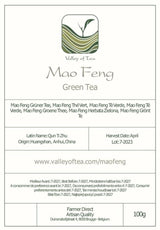 Mao Feng Huangshan Grøn te - Berømt kinesisk te fra Huang Shang - Maofeng Yellow Mountains Grøn te Blade Kina Mao Feng te Økologisk Grøn te Kinesisk Grøn te Grøn te