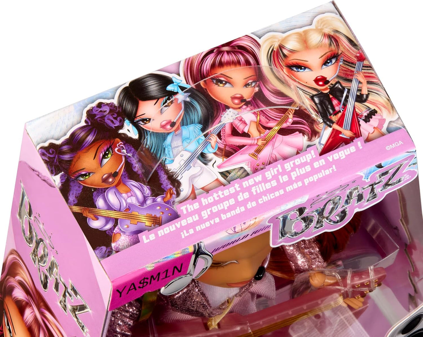 BRATZ Pop Starz Yasmin – Modedukke med samler charme, outfit og musikalsk tilbehør