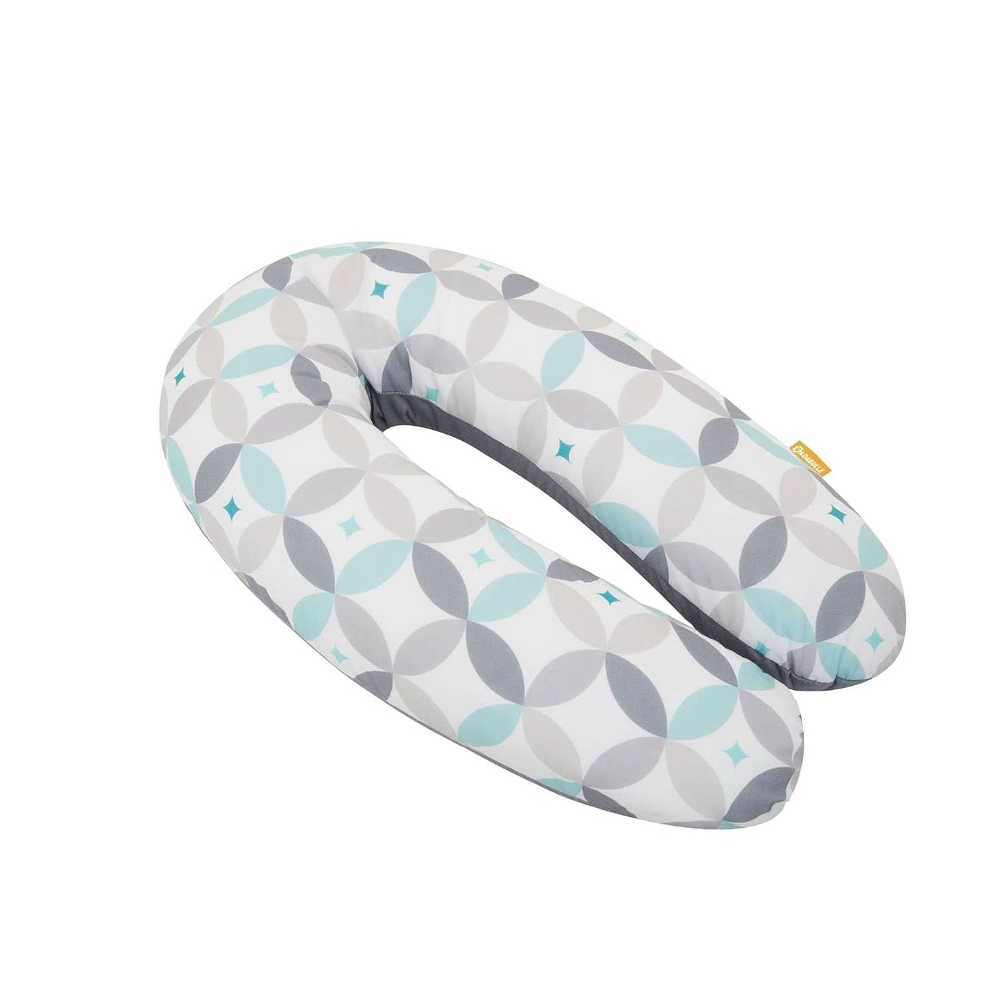 Badabulle Ammepude og luftig graviditetspude, 150 cm, inkluderer betræk, ergonomisk form Tilbehør Mad og Amning Bebe Naty Shop Graphic