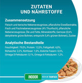 PURINA ONE indendørs formel våd kattefoder, møre bidder i hjemmelavet tunsauce, pakke med 26 (26 x 85 g)