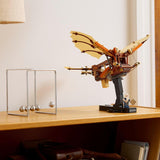 LEGO Icons Leonardo Da Vincis flyvemaskine med flagrende vinger - Inkluderer minifigur og stativ - Byggesæt til voksne - Indretningssæt til hjemmet - Gaveidé - 10363 Byggesæt Besuche den LEGO-Store