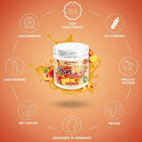 Ironmaxx Phantasty - Creamy Peach 250G Dose | Vegansk Geschmackspulver Mit Echten Frucht- Oder Nussstückchen | Perfekter Zuckerersatz Sweeteners Naty Shop