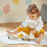 Janod - Sweet Cocoon musiknumre - 5 musikalske aktiviteter for børn - Tidlig musikalsk uddannelse - FSC trælegetøj - Fra 12 måneder, J04058 Baby Toys Naty Shop