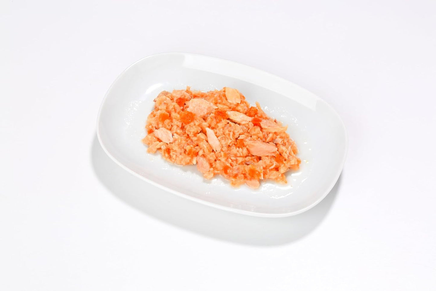 Almo Nature HFC Jelly - Vådfoder til voksne katte - Laks og gulerødder - Menneskelig kvalitet, glutenfri - 6 x 70g