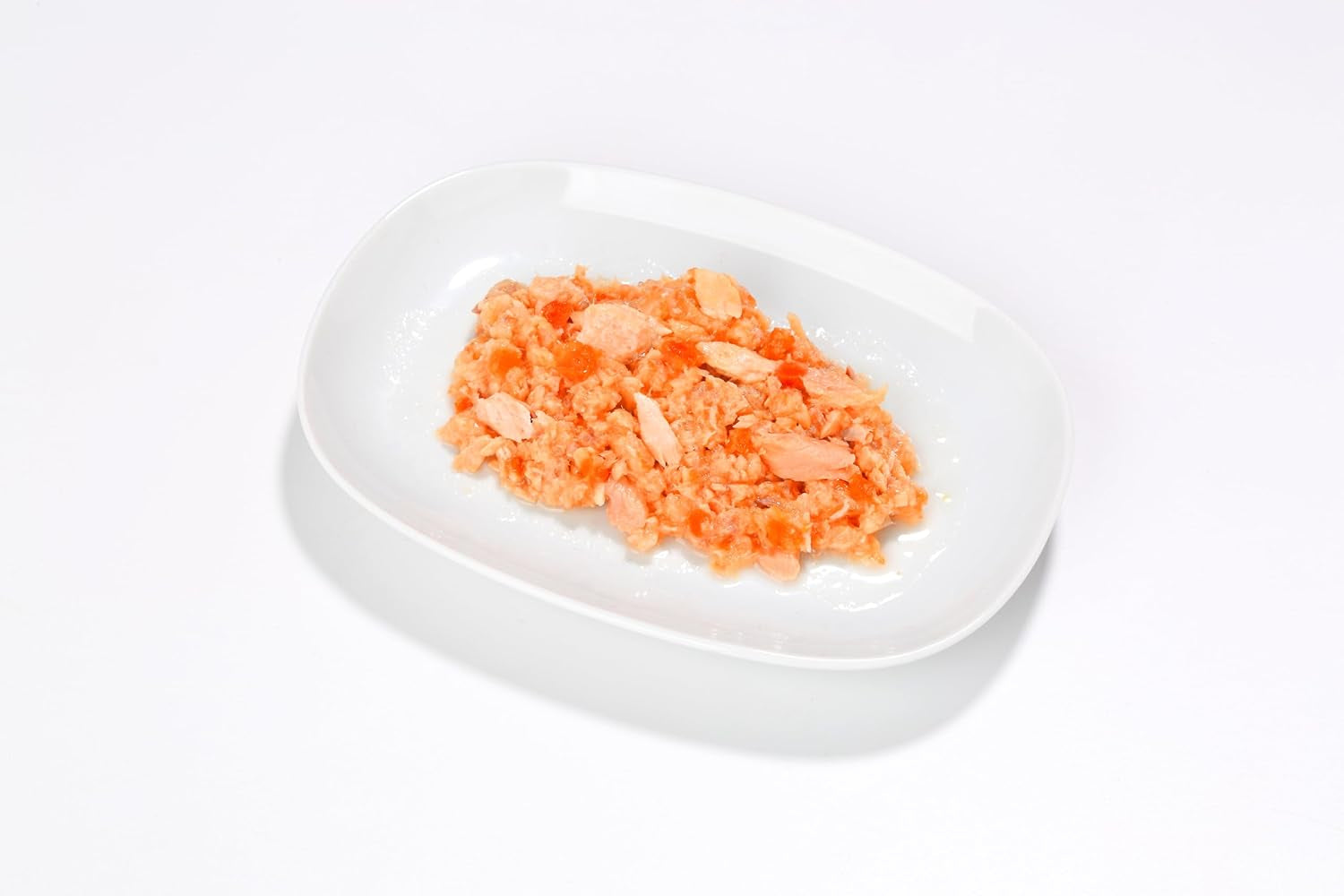 Almo Nature HFC Jelly - Vådfoder til voksne katte - Laks og gulerødder - Menneskelig kvalitet, glutenfri - 6 x 70g