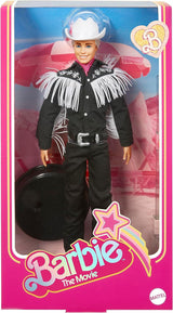 BARBIE the MOVIE Ken - samlerdukke i vestligt outfit, vintage skjorte, cowboyhat, hvide støvler fra filmen for 3 år og opefter, HRF30 Naty Shop Dolls