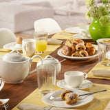 Villeroy & Boch New Cottage Basic Sugar Bowl, 450 ml, højde: 6,5 cm, premium porcelæn, hvid