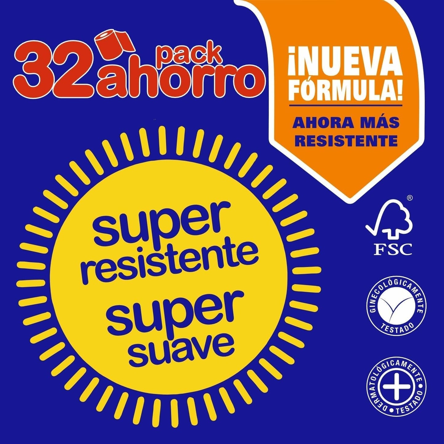 Toiletpapir Renova Super Blanco, 32 ruller