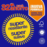 Toiletpapir Renova Super Blanco, 32 ruller