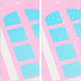 Relaxdays børneværelseshylde, prinsesseslot, plastik, gør-det-selv-skab med låger, HBT: 128 X 110 X 37 Cm, pink Naty Shop Dukkehuse
