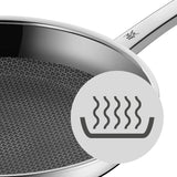 WMF Profi Resist induktionspande 24 cm, materiale med flerlagsbelægning, honeycomb struktur, rustfrit stål håndtag, ovnfaste Gryder og pander Naty Shop
