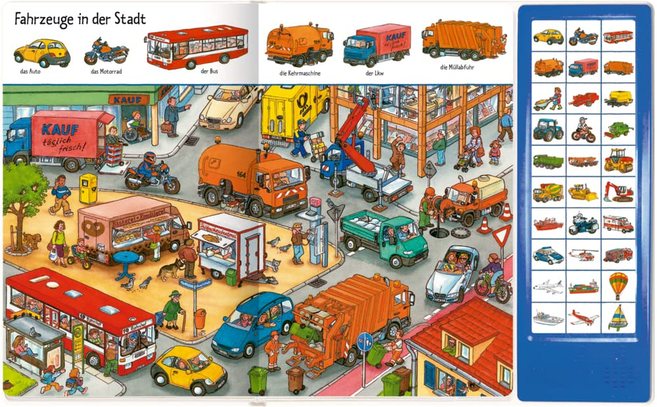 Så mange køretøjslyde: 30 lyde (Søg billeder - Find ord) Bebe Naty Shop Toys