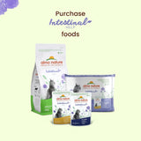 Almo Nature Functional - Tarmhjælp - Vådfoder til voksne og modne katte med følsomme tarme - med fjerkræ - understøtter mikrobiomet - 70 g (pakke med 30)