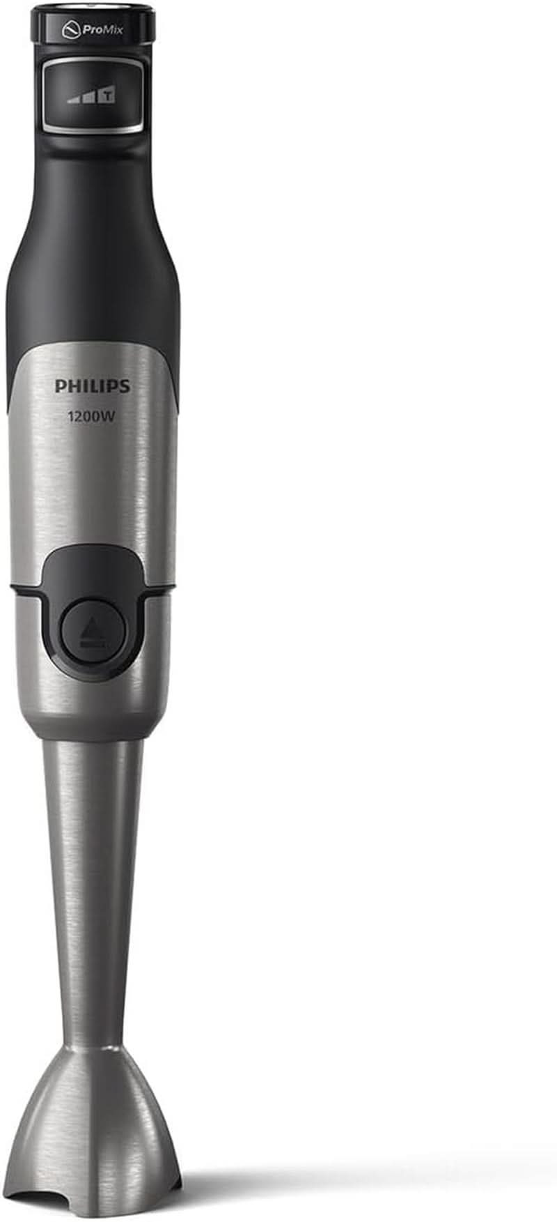 Philips 5000-Serie Stabmixer - 1200W Leistung. Promix-teknologi. Led Geschwindigkeitsanzeiger. Stufenlose Geschwindigkeitseinstellung. Kompakt design. Leicht Zu Reinigen. Schwarz (HR2681/00) Køkken Naty Shop Standarmatur