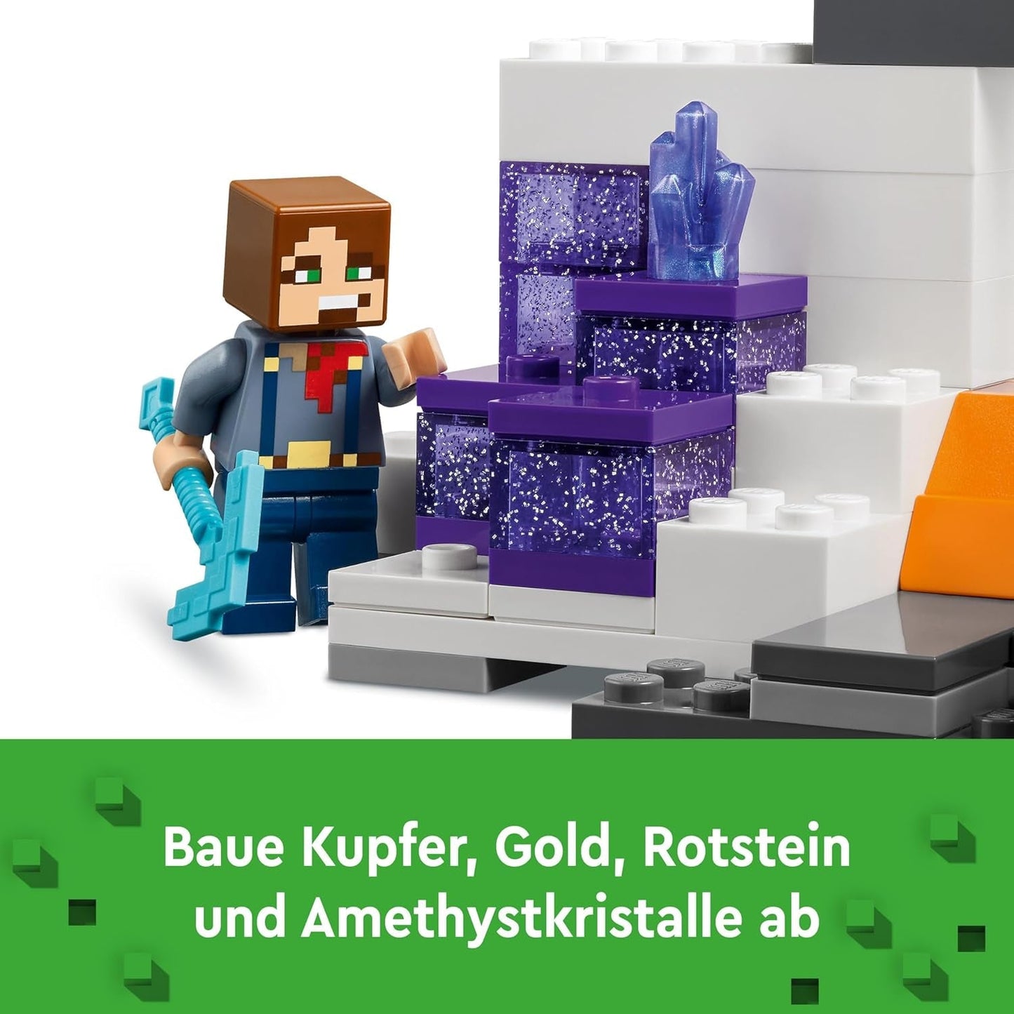LEGO Minecraft Badlands Mine Videospil Minelegetøjssæt til drenge og piger i alderen 8+ Sjov byggeklodser Eventyrsæt Fødselsdagsgave 21263 Byggesæt Besuche den LEGO-Store