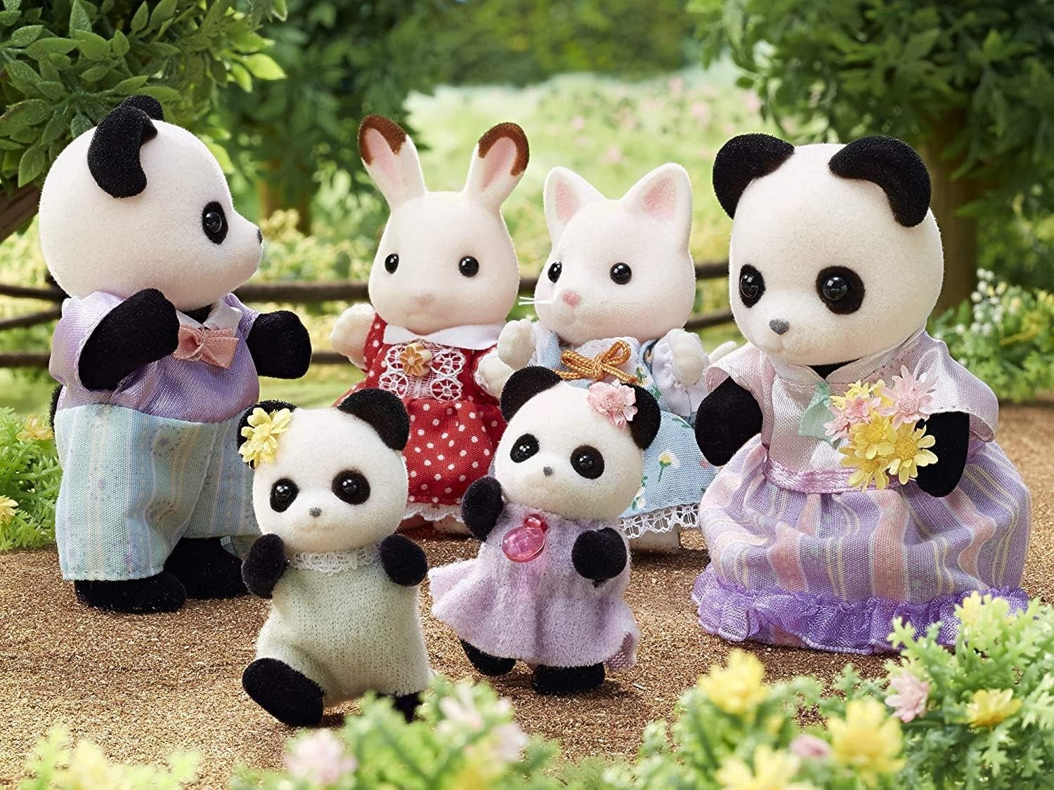 Sylvanian Families L5529 Panda Family - Dukkehusfigurer