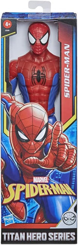 Marvel Titan Hero Series Spider-Man actionfigur 30 cm høj superhelt med bevægelige lemmer Kompatibel med andet Spider-Man legetøj til børn 5+ actionfigurer Naty Shop