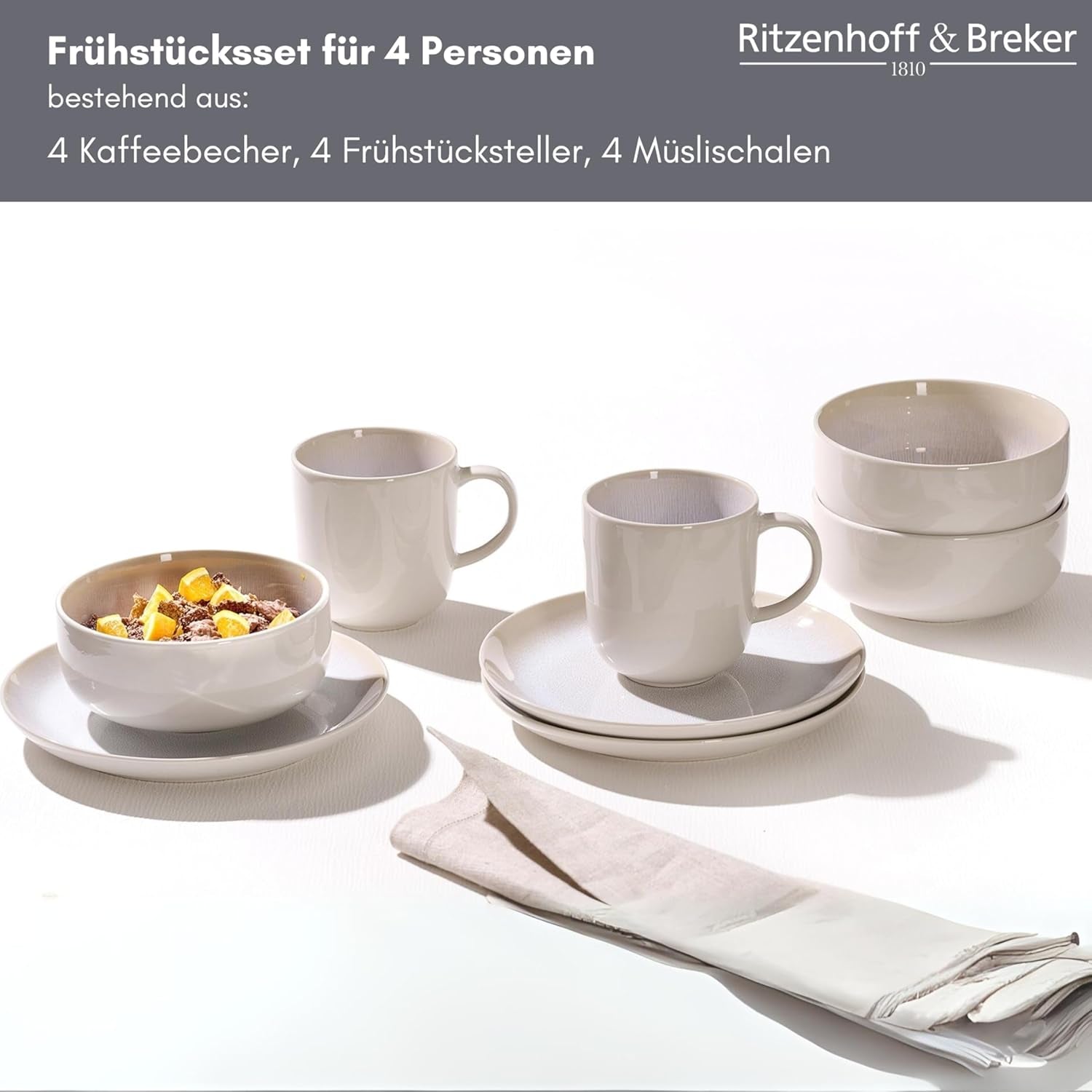 Ritzenhoff & Breker Laredo morgenmadssæt, 12 dele - DS