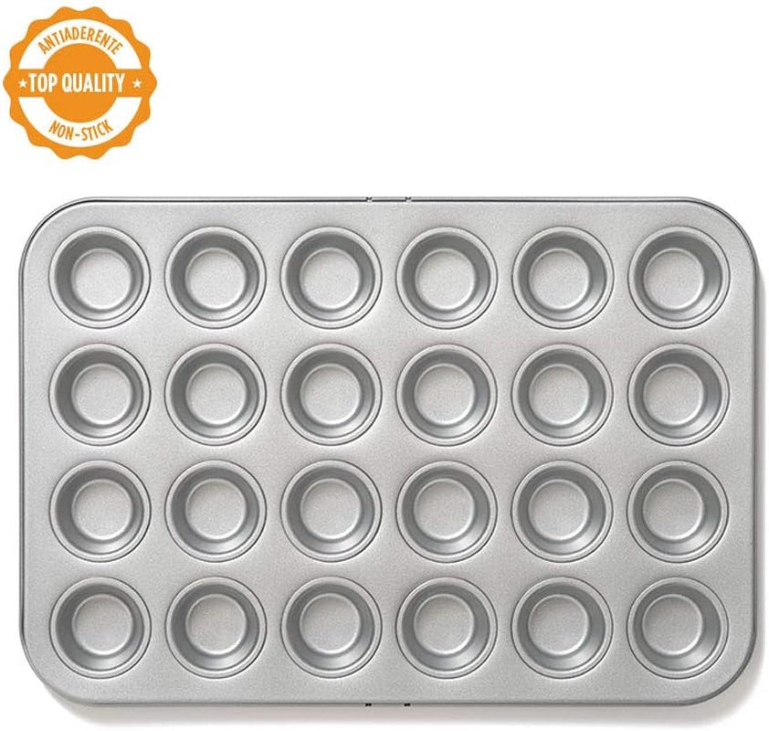 0070035 BAGFORM TIL 24 MINI MUFFINS 38,5 X 26 X 2 H CM Bageforme og plader Naty Shop