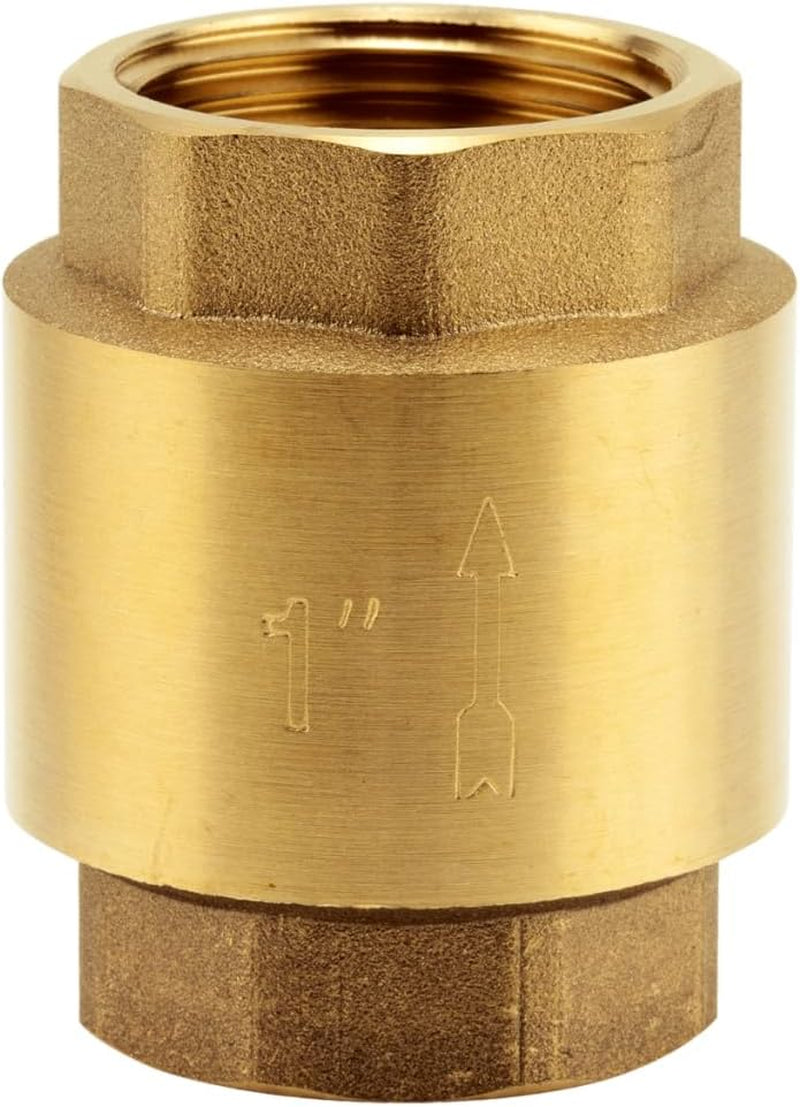 Gardena messing mellemventil: Envejsventil af massiv messing, 42 mm (G 1 1/4 tomme) gevind til tilslutning til pumper (7232-20)