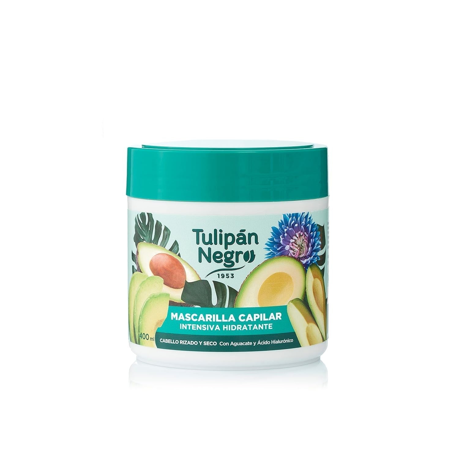 Sort tulipan maske, intensiv, fugtgivende, 400 ml Naty Shop hårmaske