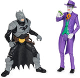 DC Batman Adventures Batman Vs the Joker actionfigursæt, 30 cm - 2 fuldt bevægelige figurer med 12 gear til spændende rollespil, legetøj til 4+ børn Actionfigurer Naty Shop