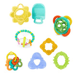 Bright Starts Little Shakers 6-delt gavesæt - babyrangler og bidere BPA-fri let at fange Unisex Newborn+