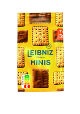 LEIBNIZ Minis chokopakke med 12 små sprøde mælkechokoladekager Bulkpakke til opbevaring eller salg (12 x 125 g)