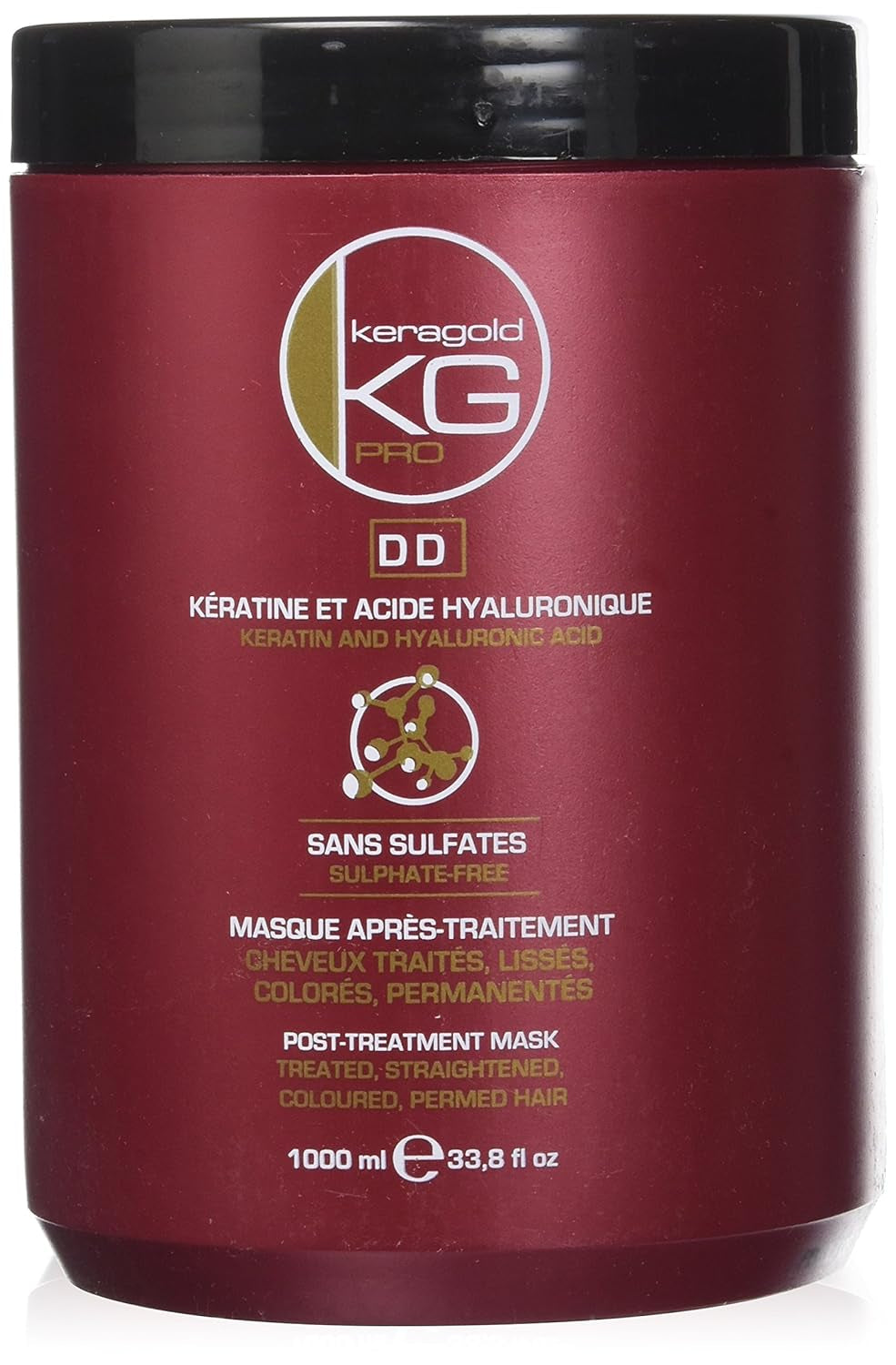 DD Sulfatfri maske, keratin/hyaluronsyre, 1 liter Naty Shop hårmaske Standard titel