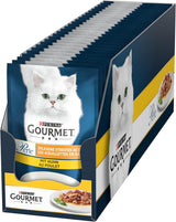 Gourmet Perle Select Strips våd kattefoder med kylling, pakke med 26 (26 x 85 g)