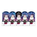 Lindt Chokolade | HEJ mini julemand | 50 g | 5 Mini Moși Moși (10g hver) fra fin mælkechokolade | Julechokoladefigurer til store og små
