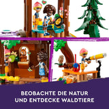 LEGO Friends træhus på eventyrlejr, legesæt til piger og drenge 8 år med 5 figurer og 5 dyr, gaveidé til kreative spil, sportslegetøj, dukkehus 42631 byggesæt Besuche den LEGO-Store