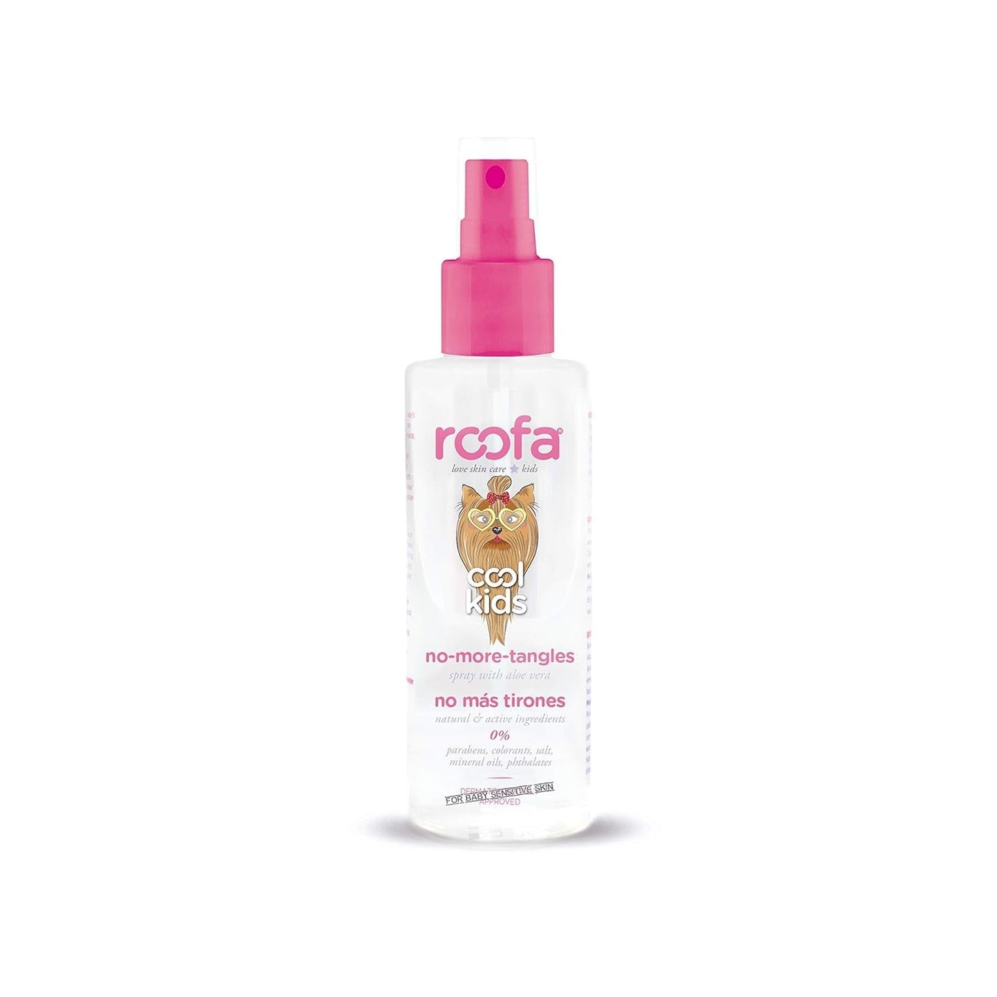 Cool Kids Anti-Tangle Spray til børn, 100 ml, Spanien, 92,8 % naturlig, med Aloe Vera, Silke og Panthenol, Strawberry Duft Dettangling Products Naty Shop Standardtitel