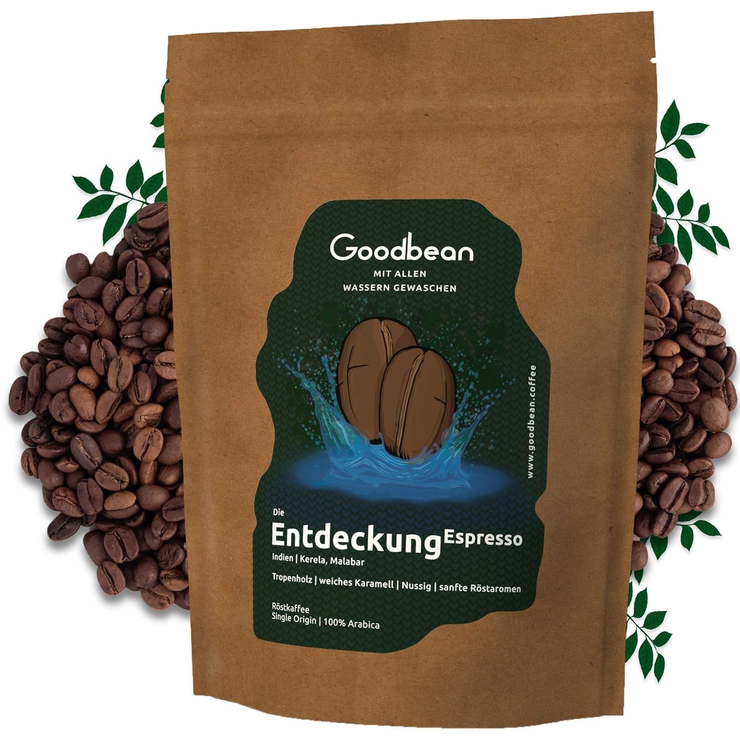 Discovery - Espresso | Kaffebønner 500g - 100% Arabica | til fuldautomatiske maskiner/portafilter/espresso | Hele kaffebønner | Friske kaffebønner