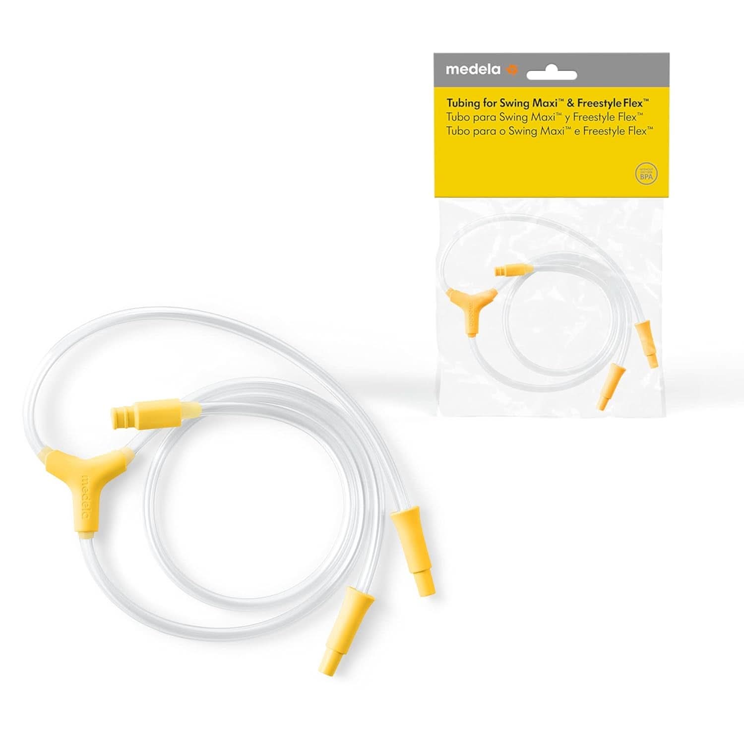 Medela Swing Maxi Und Freestyle Flex Milchabsaugungsschlauch, Kun kompatibel med Swing Maxi Und Freestyle Flex Tilbehør Mad og Amning Bebe Naty Shop