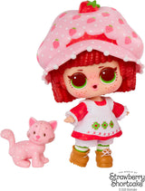 LOL overraskelse! Elsker Strawberry Shortcake Tots - Duftende samlerdukker med 7 overraskelser, kæledyr, mode, sko, hat, legesæt med Strawberry Shortcake Convertible House, i alderen 4+
