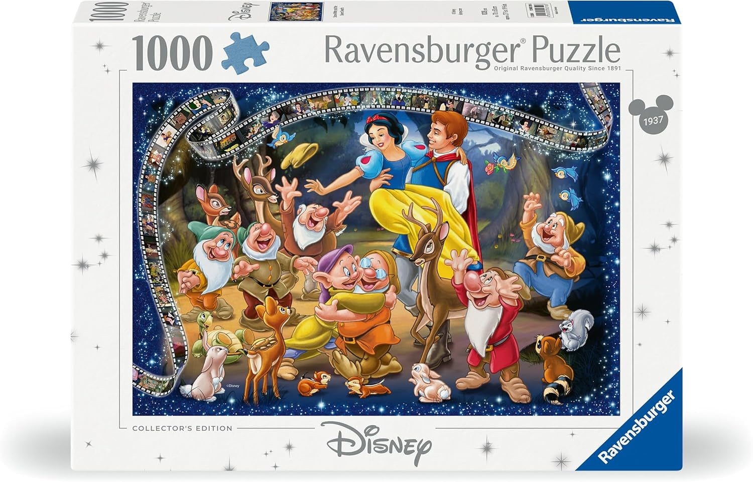 Ravensburger Puslespil 12000310 - Snehvide - 1000 brikker Disney puslespil til voksne og børn over 14 år Puslespil Naty Shop
