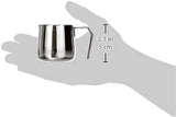 Cilio 0000201383 Latte Macchiato karaffel, rustfrit stål, sølv, 6,4 x 7,4 x 7,6 cm