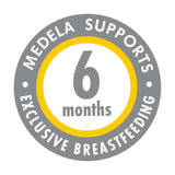 Medela 008.0137 Sutteflaske med sutte, flerfarvet Tilbehør Mad og Amning Bebe Naty Shop