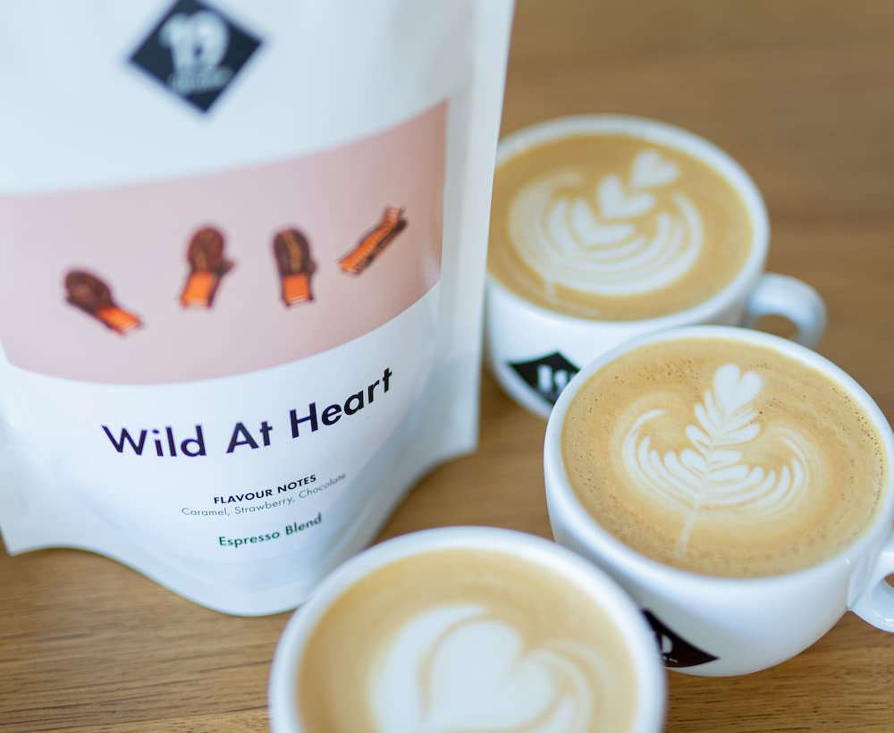 Wild At Heart Espresso | 250g Bohnen gås fair & bæredygtig | frisch geröstet | 100% Arabica Kaffeebohnen | specialkaffe | 19 gram Kaffeerösterei
