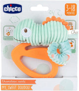 Chicco My Sweet Doudou Chameleon Legetøj Lavet af højkvalitetsstof Blødt plastik Ring Beroligende tænder Babylegetøj 3-18 måneder Babylegetøj Naty Shop