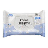 - Change Water Essential babyservietter x70 - Plantefiber toiletartikler - 99% ultrarenset vand - Hygiejne fra fødslen - Genlukkeligt låg