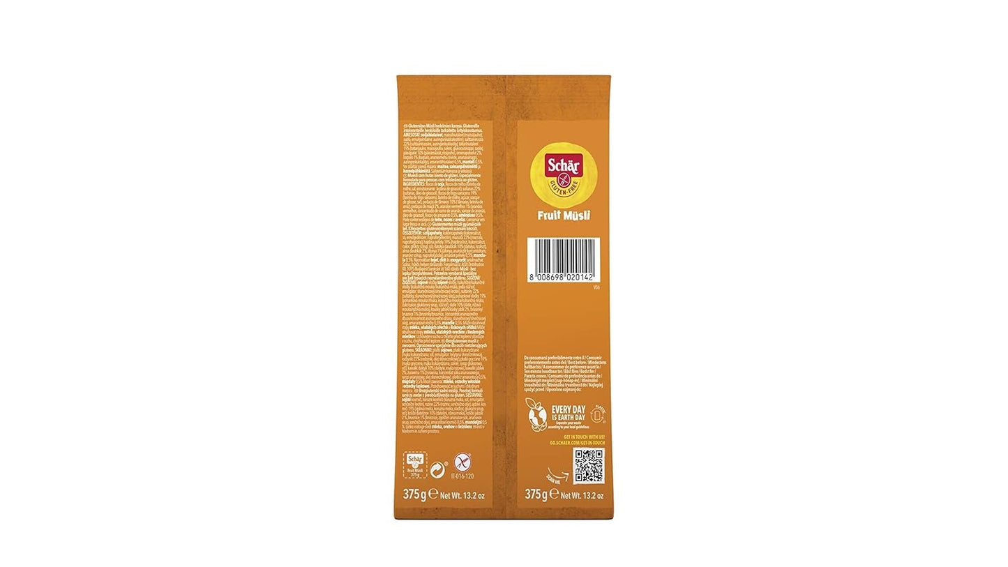 Früchtemüsli, 375 g Pakning