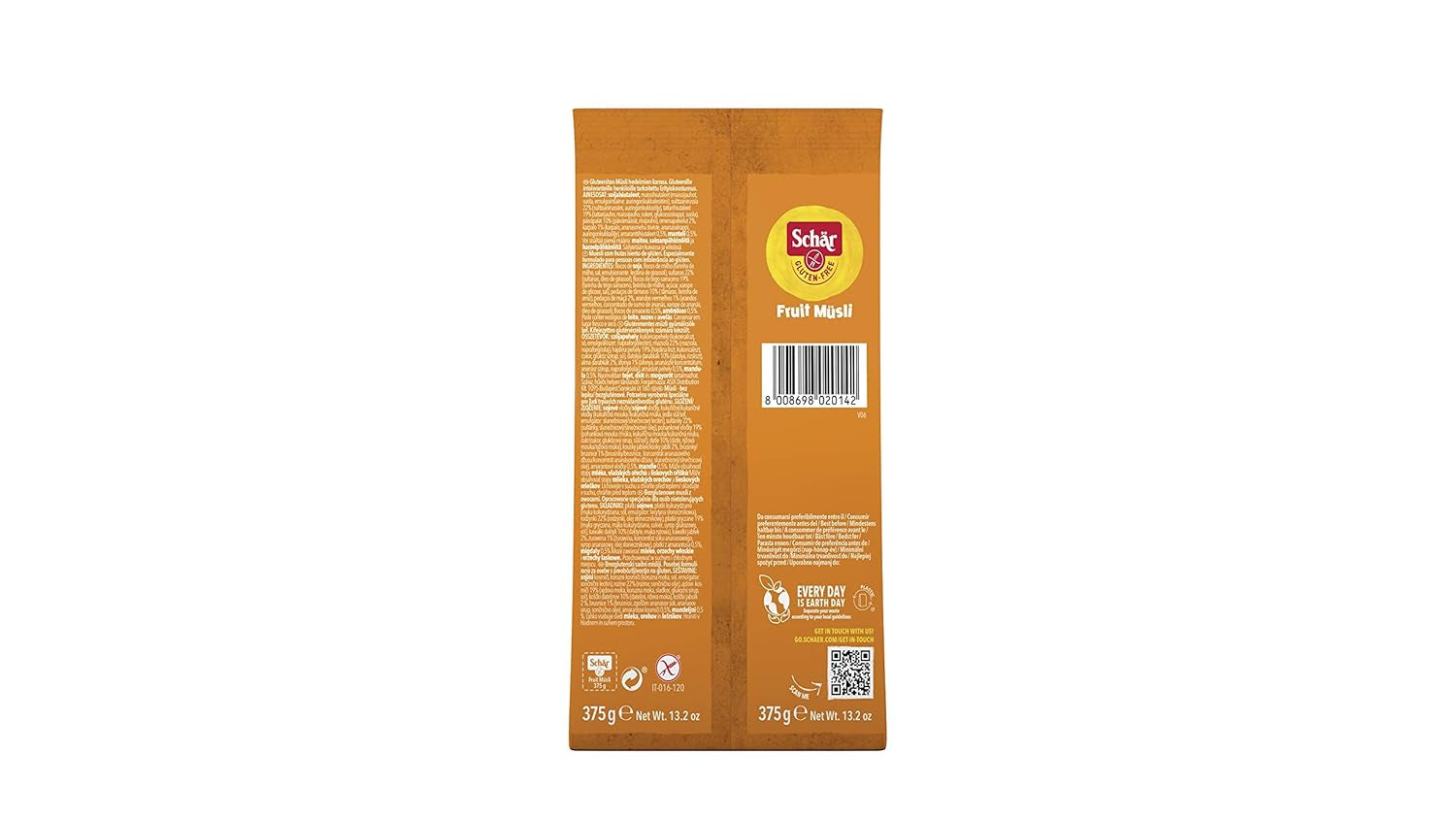 Früchtemüsli, 375 g Pakning