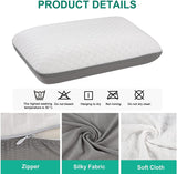 Fityou Memory Foam Pude Nakkestøttepude Ergonomisk Sovepude Kølepude Dobbeltsidet design Vaskbart pudebetræk (67,5X40X13Cm) Cervikale ortopædiske puder Naty Shop