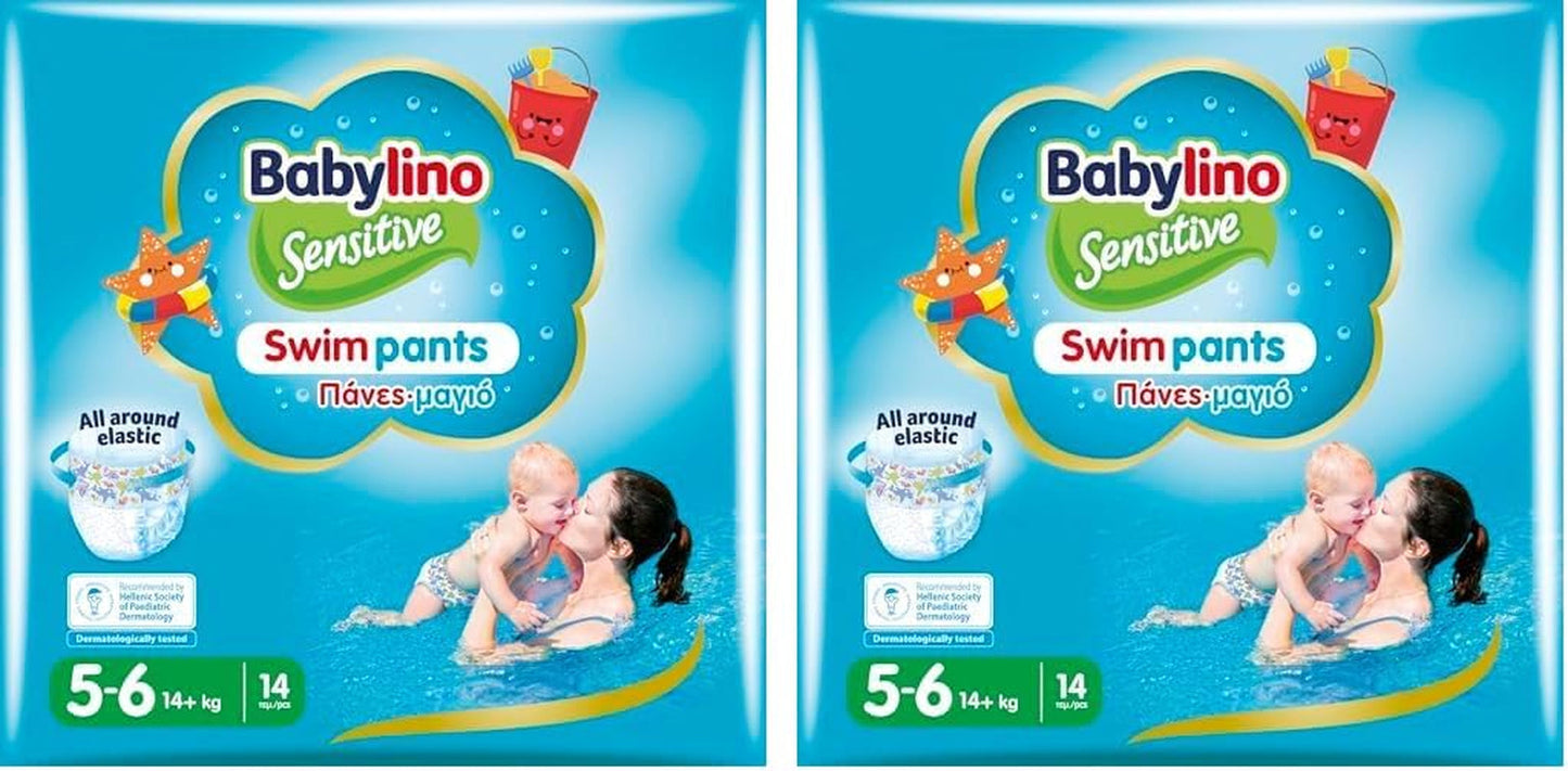Bleer Sensitive svømmebukser, til hav og pool, str. 5-6 (over 14 kg), 84 stk.