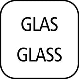 APS 40510 Sukkerdispenser - GAMMELDAGS, Ø 7,5 cm, H: 14 cm, Glas, 0,35 liter, Hætte med tråd af...