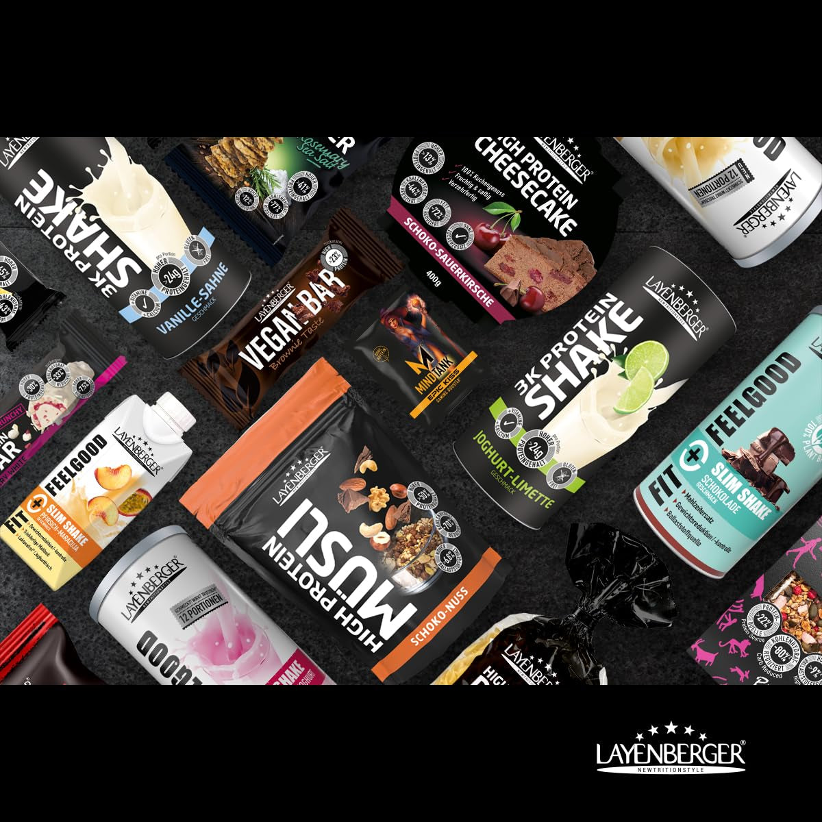 Layenberger Prower Brød Valnød, Eiweiß- Und Ballaststoffquelle, Ohne Konservierungsmittel, Ohne Hefe, Ohne Mehl, Mit 14G Protein Pro 100G, (1 X 500G) Blanding til bagning og madlavning Naty Shop